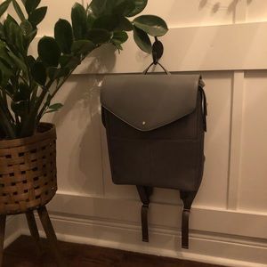 Grey Backpack, purse, carryall, diaper bag